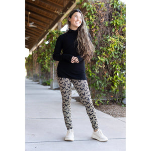 The Bianca - Leopard Bats Leggings - Luxe Leggings by Julia Rose®