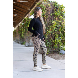 The Bianca - Leopard Bats Leggings - Luxe Leggings by Julia Rose®