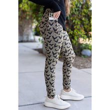 Load image into Gallery viewer, The Bianca - Leopard Bats Leggings - Luxe Leggings by Julia Rose®
