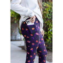 Load image into Gallery viewer, The Elly - Pumpkin Blaze Leggings - Luxe Leggings by Julia Rose®
