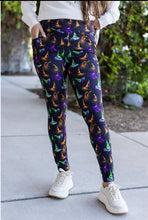 Load image into Gallery viewer, The Winifred Witches Hats Full Length Leggings - Luxe Leggings by Julia Rose®
