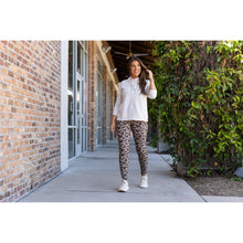 Load image into Gallery viewer, The Bianca - Leopard Bats Leggings - Luxe Leggings by Julia Rose®
