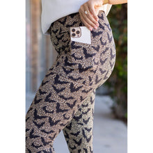 Load image into Gallery viewer, The Bianca - Leopard Bats Leggings - Luxe Leggings by Julia Rose®
