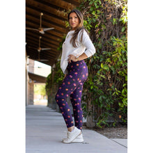 Load image into Gallery viewer, The Elly - Pumpkin Blaze Leggings - Luxe Leggings by Julia Rose®
