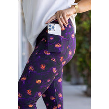 Load image into Gallery viewer, The Elly - Pumpkin Blaze Leggings - Luxe Leggings by Julia Rose®
