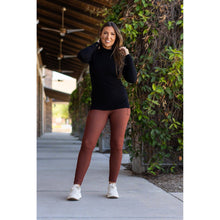 Load image into Gallery viewer, The Autumn Houndstooth Full Length Leggings with Pockets  - Luxe Leggings by Julia Rose®
