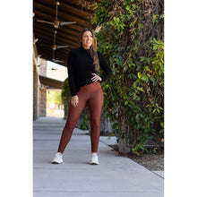 Load image into Gallery viewer, The Autumn Houndstooth Full Length Leggings with Pockets  - Luxe Leggings by Julia Rose®
