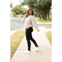 Load image into Gallery viewer, BLACK FULL-LENGTH Leggings with POCKET   - Luxe by Julia Rose®
