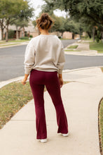 Load image into Gallery viewer, The Maeve - 30&quot;  MAROON Bootcut Leggings with Pockets* - Luxe by Julia Rose®
