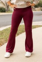 Load image into Gallery viewer, The Maeve - 30&quot;  MAROON Bootcut Leggings with Pockets* - Luxe by Julia Rose®
