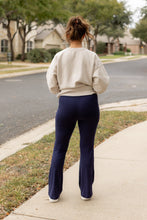 Load image into Gallery viewer, The Mila - 30&quot;  NAVY Bootcut Leggings with Pockets* - Luxe by Julia Rose®
