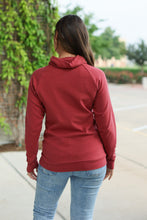 Load image into Gallery viewer, Classic Zoey Zip Cowl Sweatshirt - Brick
