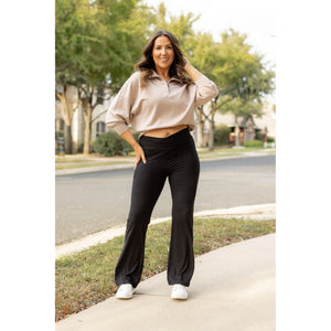 The Liz - Crossover 30"  Bootcut Leggings with Pockets - Luxe by Julia Rose®