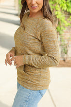 Load image into Gallery viewer, Hannah Pocket Pullover Top - Mustard
