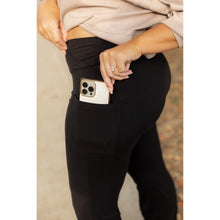 Load image into Gallery viewer, The Liz - Crossover 30&quot;  Bootcut Leggings with Pockets - Luxe by Julia Rose®
