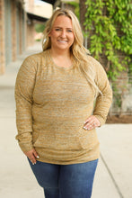 Load image into Gallery viewer, Hannah Pocket Pullover Top - Mustard
