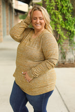 Load image into Gallery viewer, Hannah Pocket Pullover Top - Mustard
