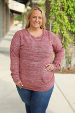 Load image into Gallery viewer, Hannah Pocket Pullover Top - Red
