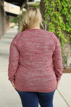 Load image into Gallery viewer, Hannah Pocket Pullover Top - Red
