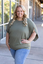 Load image into Gallery viewer, Darcy Dolman Short Sleeve Top - Olive
