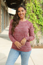 Load image into Gallery viewer, Hannah Pocket Pullover Top - Red
