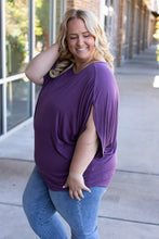 Load image into Gallery viewer, Darcy Dolman - Dark Purple | Women&#39;s Flowy Top
