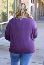 Load image into Gallery viewer, Darcy Dolman - Dark Purple | Women&#39;s Flowy Top
