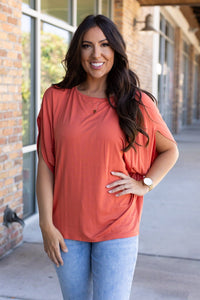  Darcy Dolman Top - Pumpkin | Women's Top