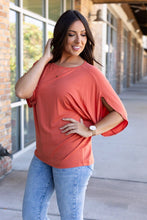 Load image into Gallery viewer, Darcy Dolman Short Sleeve Top - Pumpkin
