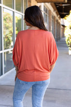 Load image into Gallery viewer, Darcy Dolman Short Sleeve Top - Pumpkin
