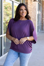 Load image into Gallery viewer, Darcy Dolman - Dark Purple | Women&#39;s Flowy Top
