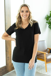 Olivia Short Sleeve Tee - Black