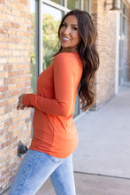 Load image into Gallery viewer, Larissa Long Sleeve Top - Pumpkin
