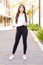 Load image into Gallery viewer, BLACK FULL-LENGTH Leggings with POCKET   - Luxe by Julia Rose®
