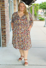 Load image into Gallery viewer, Taylor Dress - Mocha Floral
