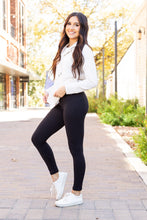 Load image into Gallery viewer, BLACK FULL-LENGTH Leggings with POCKET   - Luxe by Julia Rose®
