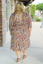 Load image into Gallery viewer, Taylor Dress - Mocha Floral
