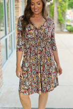 Load image into Gallery viewer, Taylor Dress - Mocha Floral
