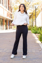 Load image into Gallery viewer, The Liz - Crossover 30&quot;  Bootcut Leggings with Pockets - Luxe by Julia Rose®
