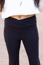 Load image into Gallery viewer, The Liz - Crossover 30&quot;  Bootcut Leggings with Pockets - Luxe by Julia Rose®
