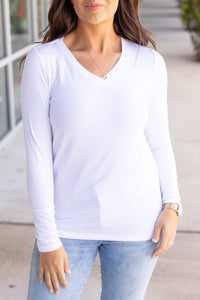 Larissa Long Sleeve Top - White