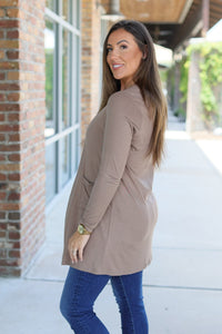 Classic Cardigan - Mocha