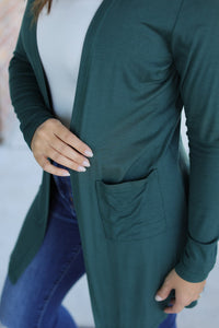 Classic Cardigan - Evergreen