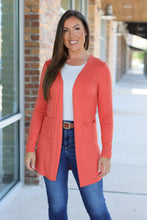 Load image into Gallery viewer, Classic Cardigan - Pumpkin
