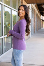 Load image into Gallery viewer, Leah Long Sleeve Top - Purple
