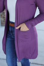 Load image into Gallery viewer, Classic Cardigan - Purple
