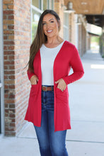 Load image into Gallery viewer, Classic Cardigan - Red
