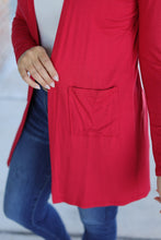 Load image into Gallery viewer, Classic Cardigan - Red
