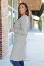 Load image into Gallery viewer, Knit Colbie Ribbed Cardigan - Mocha
