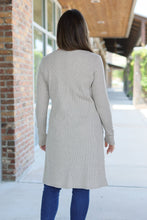 Load image into Gallery viewer, Knit Colbie Ribbed Cardigan - Mocha
